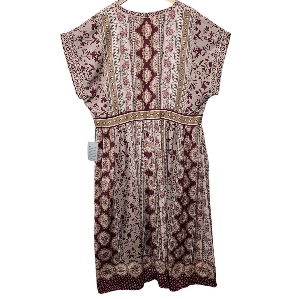 Gal Meets Glam Liza Boho Charmeuse Dress Womens Size 20/22 NWT $198 Summer - Picture 14 of 16